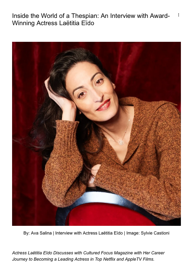 Laëtitia Eïdo — presse