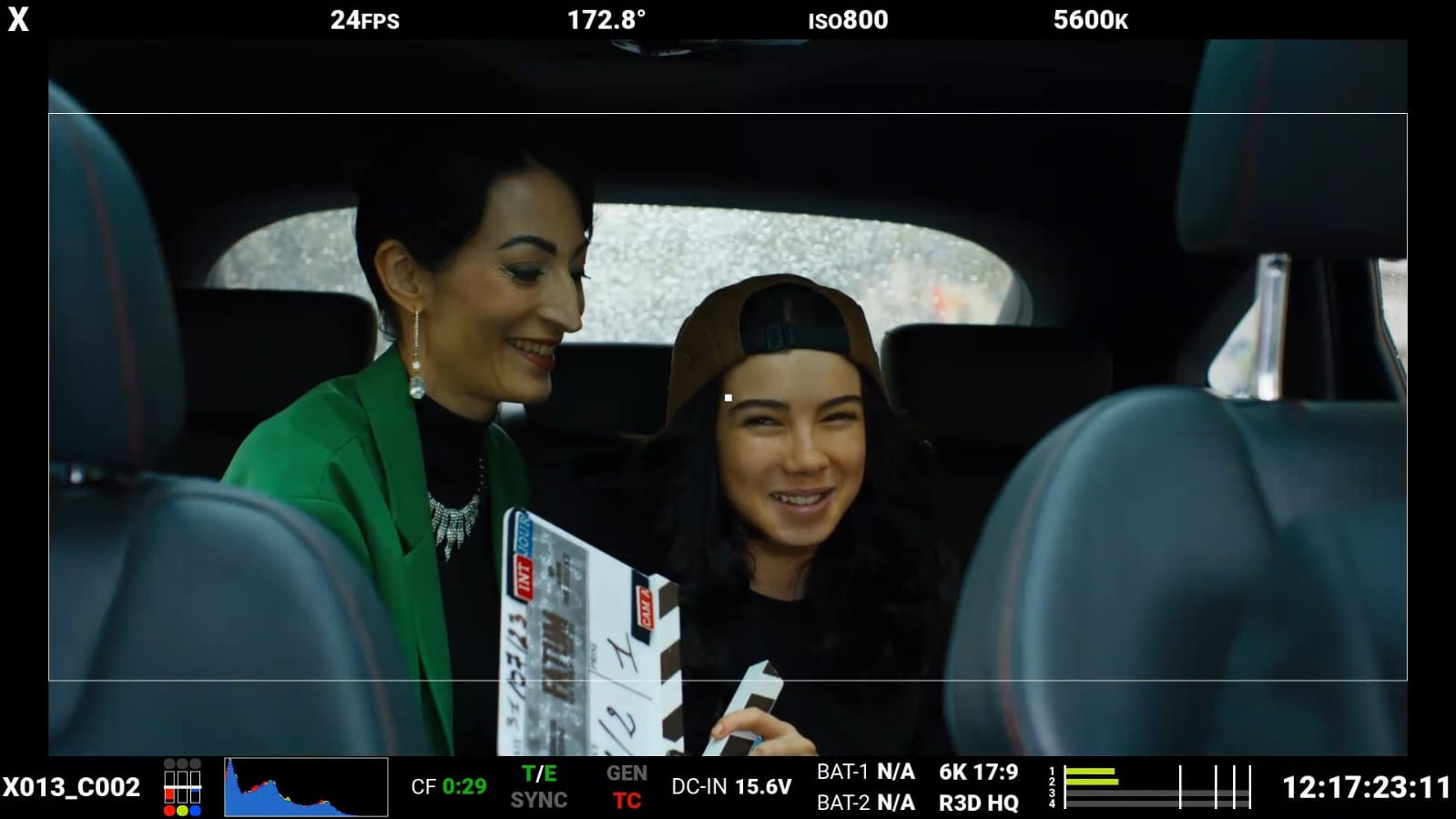 Laëtitia Eïdo — En tournage